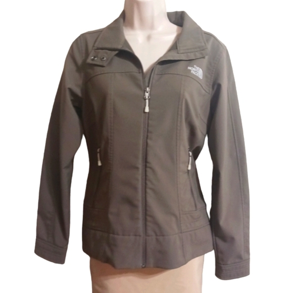 THE NORTH FACE Army Green Shell Jacket size Medium - Picture 1 of 9